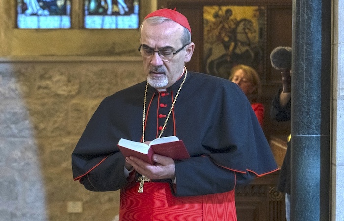 Cardinale Pizzaballa in visita a Gaza