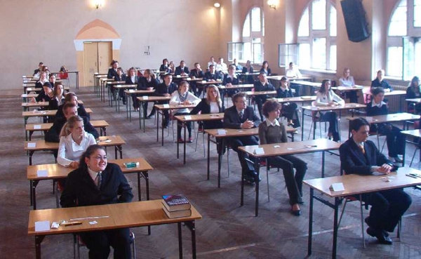 Immagine di un esame di maturità