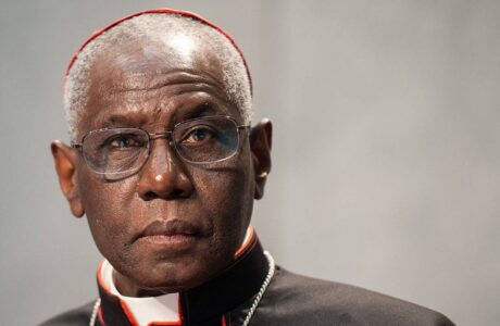 Cardinale Robert Sarah durante la conferenza Europa e Africa