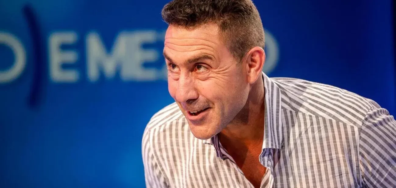 Roberto Vannacci durante un dibattito in tv
