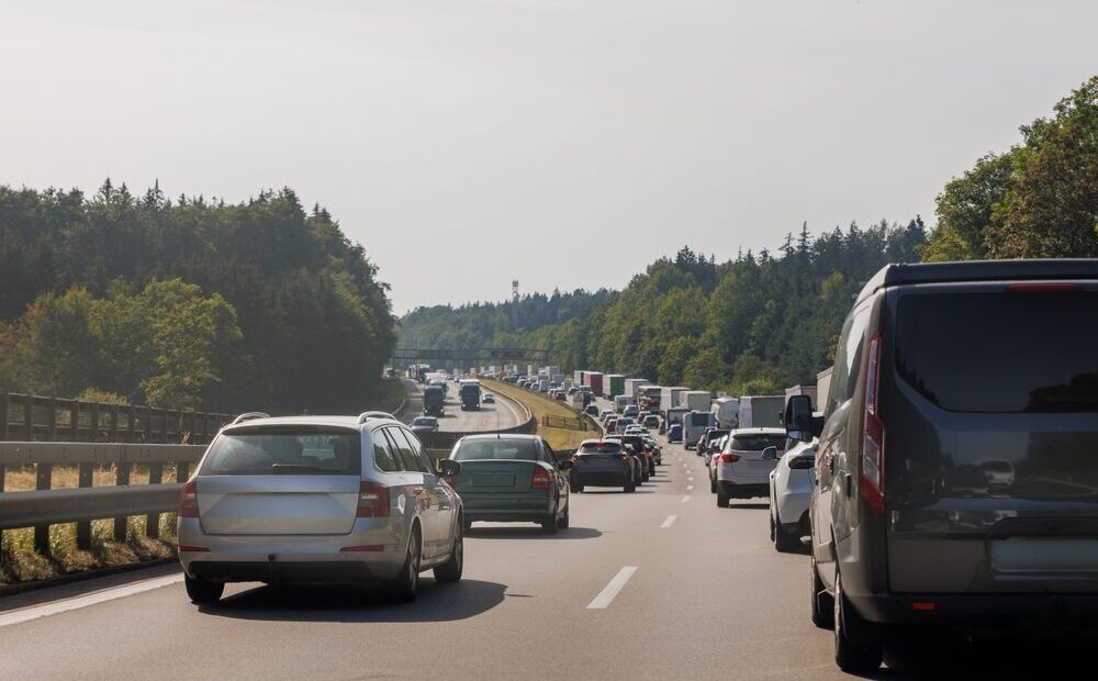 Traffico intenso in estate