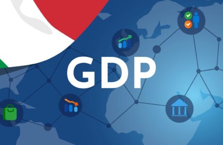 Grafico dell'andamento del Pil italiano
